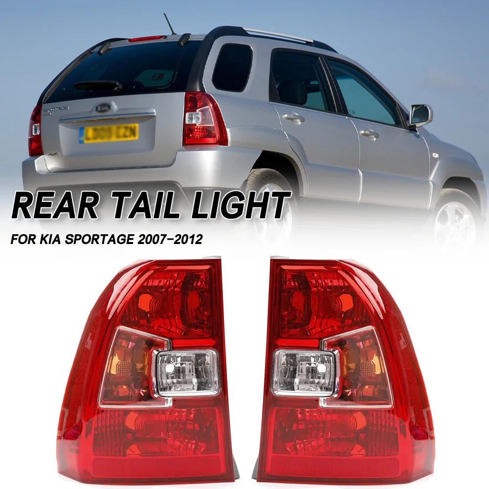 

Left/Right Side Car Tail light Rear Bumper Light Stop Brake Lamp Turn Signal Warning For KIA Sportage 2007 2008 2009 2010-2012