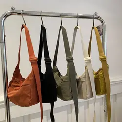 Moda proste kobiety dziewczęta proste torby na ramię o dużej pojemności jednokolorowe torby kurierskie torby Crossbody torebki damskie