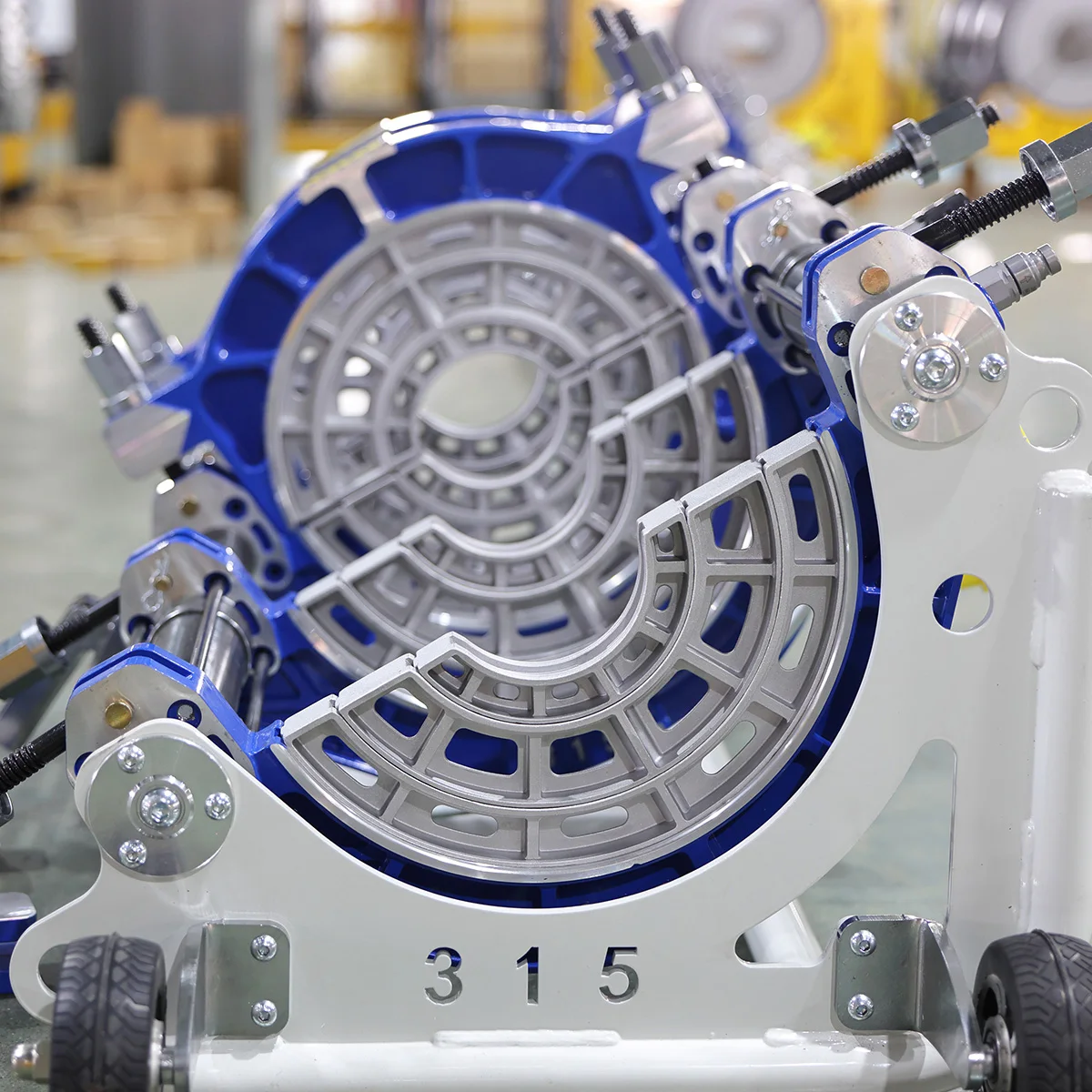 90-315 مللي متر HDPE بعقب الانصهار آلة لحام هانغتشو 90-315 مللي متر HDPE الأنابيب أنابيب المياه آلة توصيل الأنابيب