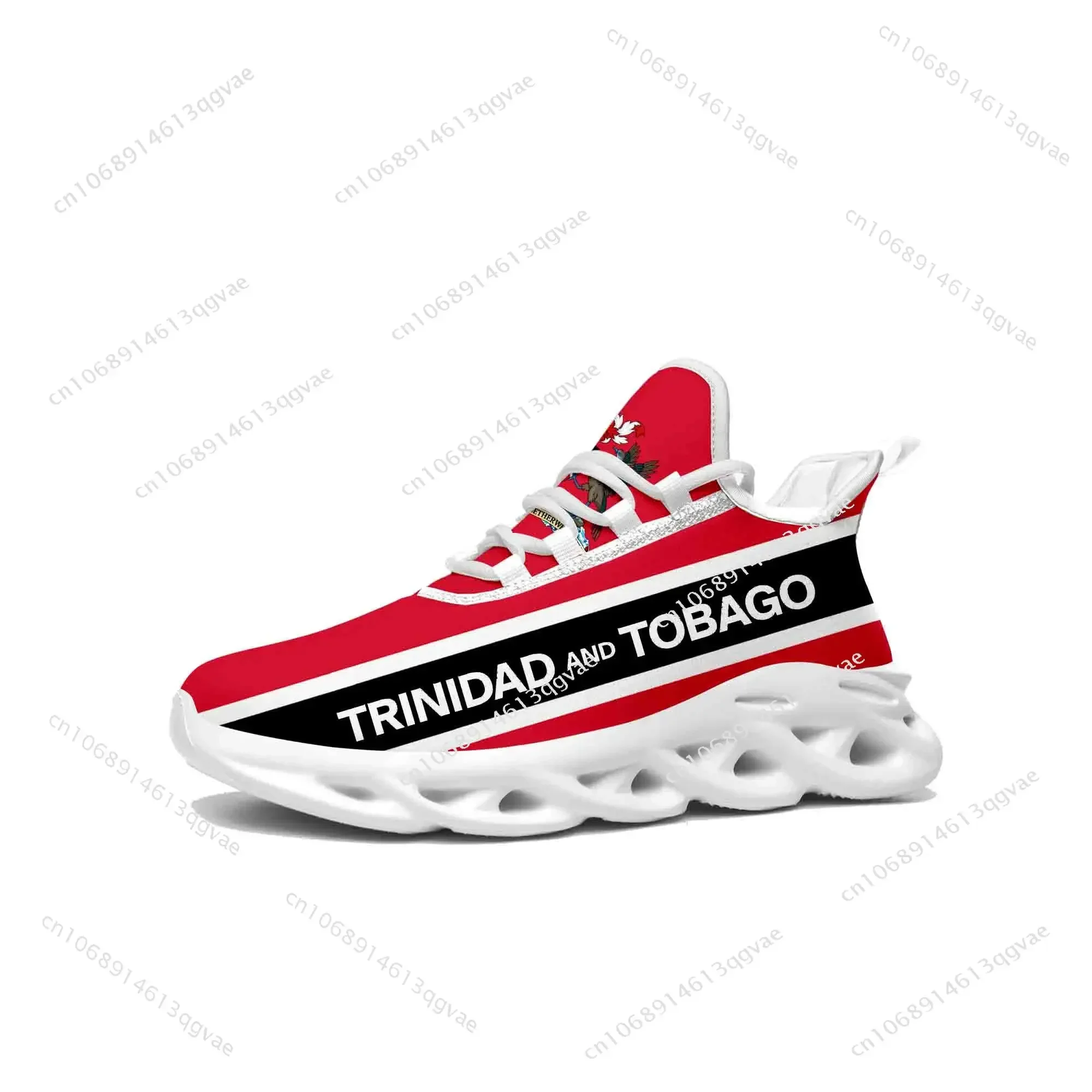 Trinidad and Tobago Flag Flats Sneakers Mens Womens Sports Running High Quality Sneaker Lace Up Mesh Footwear Tailor-made Shoe