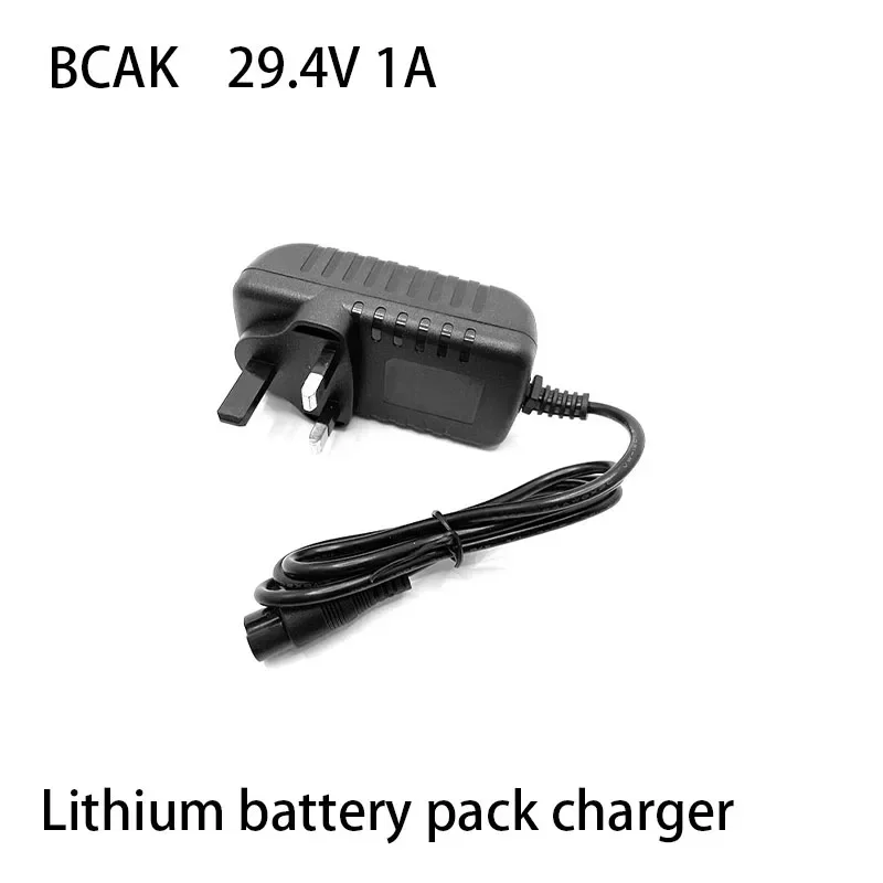 BCAK Universal Charger 29.4V 1A  Model Aircraft Fishing Light 24V 7 Battery Pack Lithium Battery Polymer Battery Pack Charging