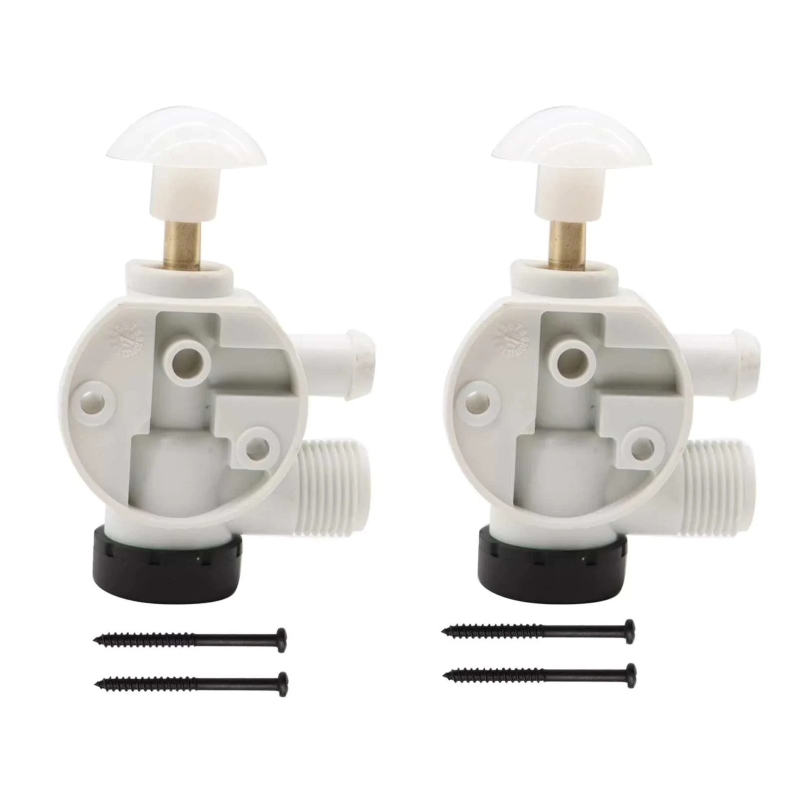 2 piezas 385314349 Para kit de válvula de agua de inodoro Dometic RV 385314349 Reemplazo para Sealand para accesorios de inodoros de coche VacuFlush RV