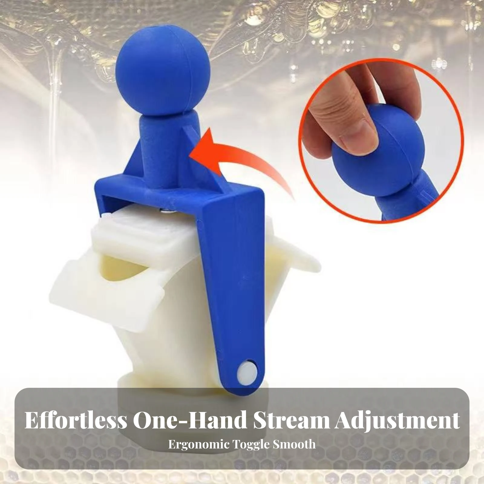 Food-Grade Honey Gate Spigot Compact Upright Design, Honey Outlet spigot, for Apiary
