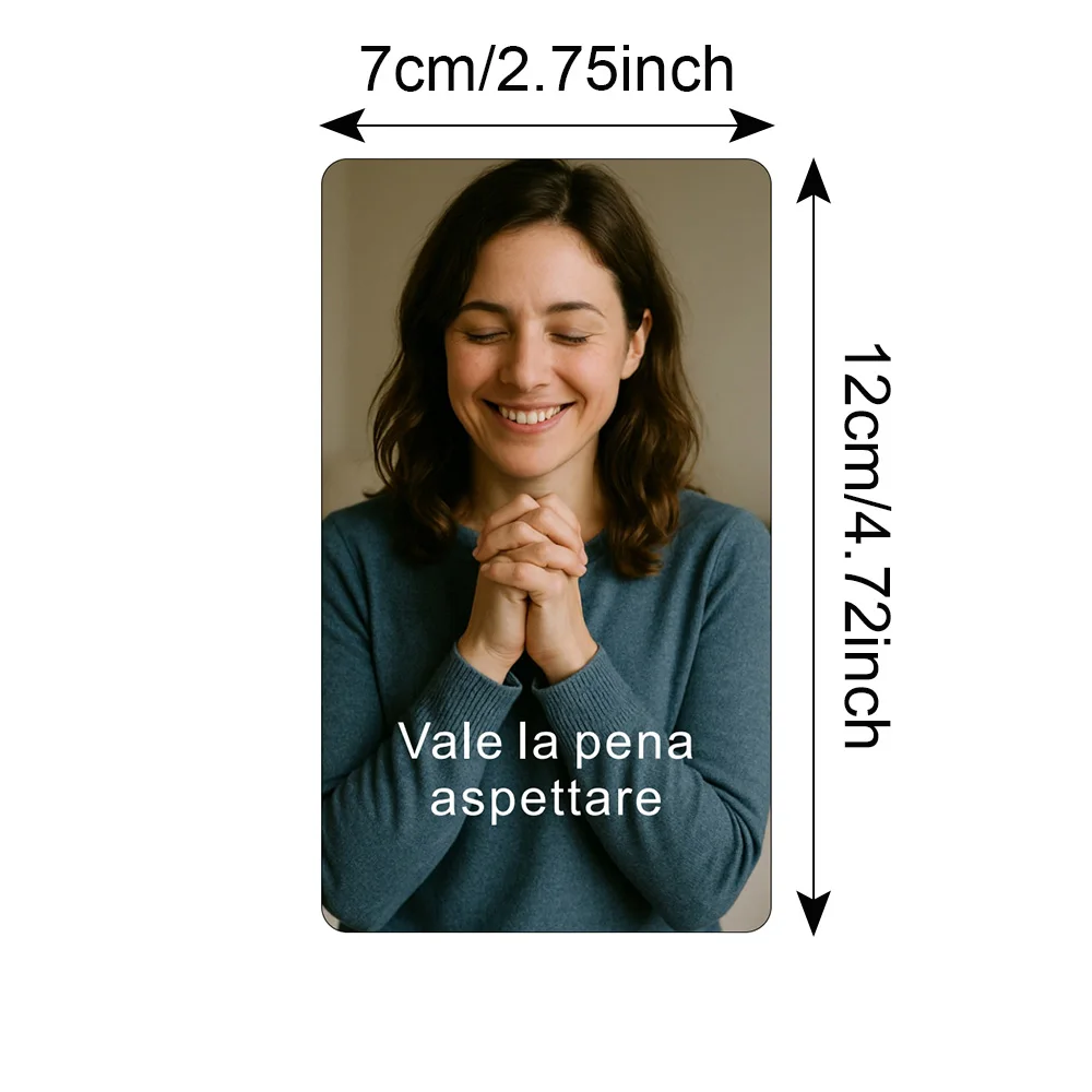 سطح أوراكل تايم إيطالي، 54 بطاقة ذات طابع زمني للاكتشاف الذاتي والعرافة والتنبؤ والتوجيه الروحي، 12 × 7 سم #3