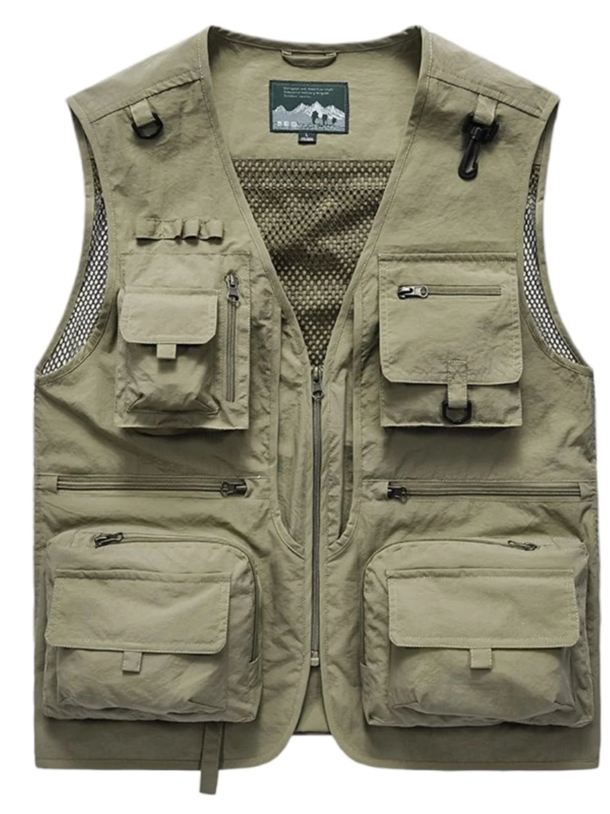 Large Size Multi-ket Men's Vest Outdoor Fiing Casual Loose Qui Dry Autumn Summer Fiing Vest Comfortable Workwear