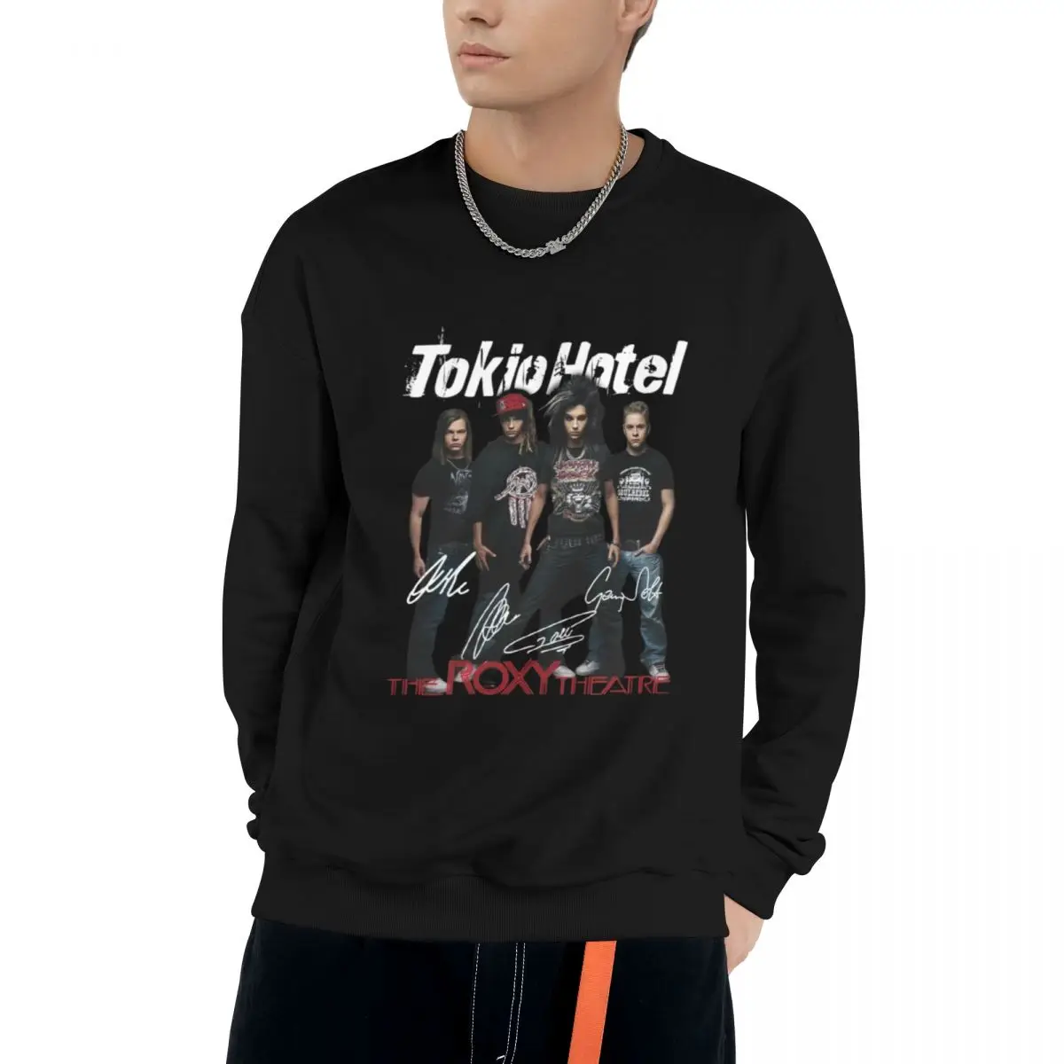 Tokio Hotel Luxury Design Hoodie Men's Cotton Casual Vintage Streetwear Tops Sets