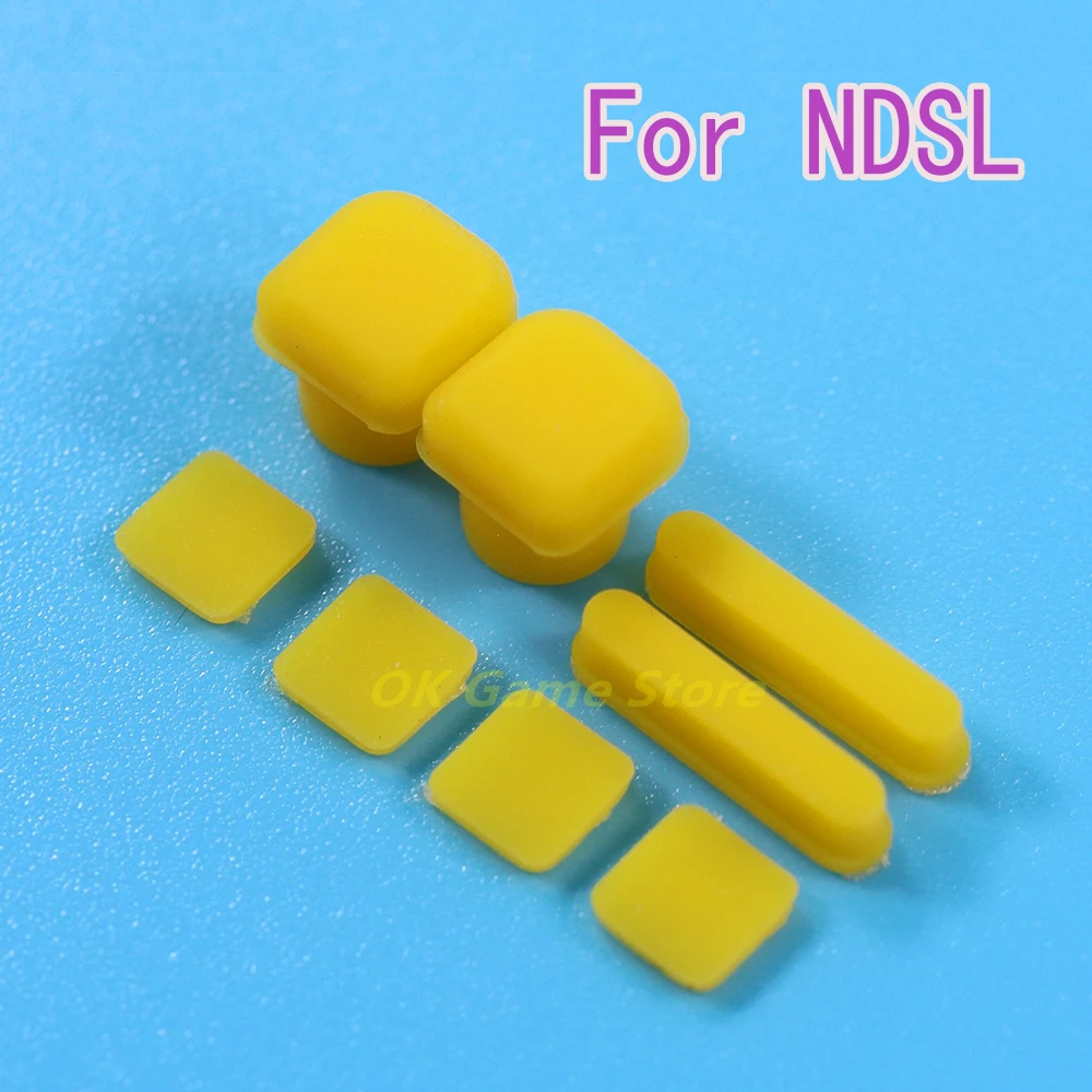 1set Screw Feet Cover Pads for NDSL Game Console Screw Feet Cover Rubber Pad For Nintendo DS Lite 9 colors Optional