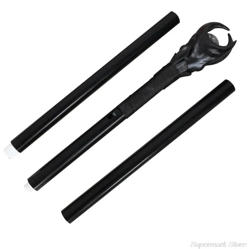 Anime halloween luz led varinha mágica cetro assistente pessoal bruxa má cosplay bengala cana prop acessórios presentes de festa