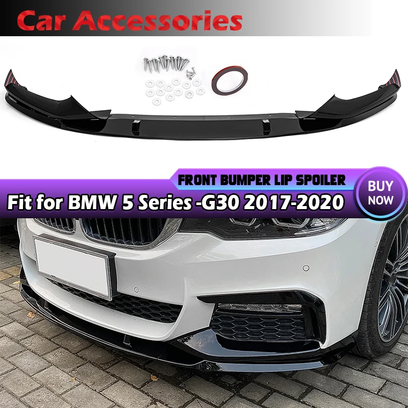 

Car Front Bumper Lip Spoiler Splitter Bumper Lip Spoiler Body kit Tuning Fit For BMW G30 G31 G38 2017-2020 M-Sport Performance