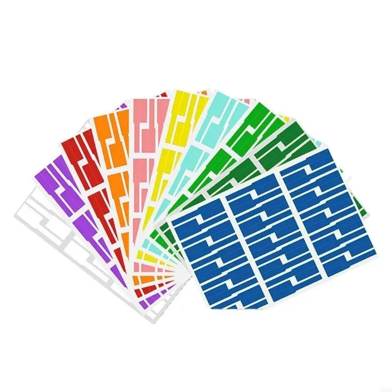 

62KA 300Pcs Cable Labels Self-Adhesive Cable Labelling Stickers Cable Marking Label