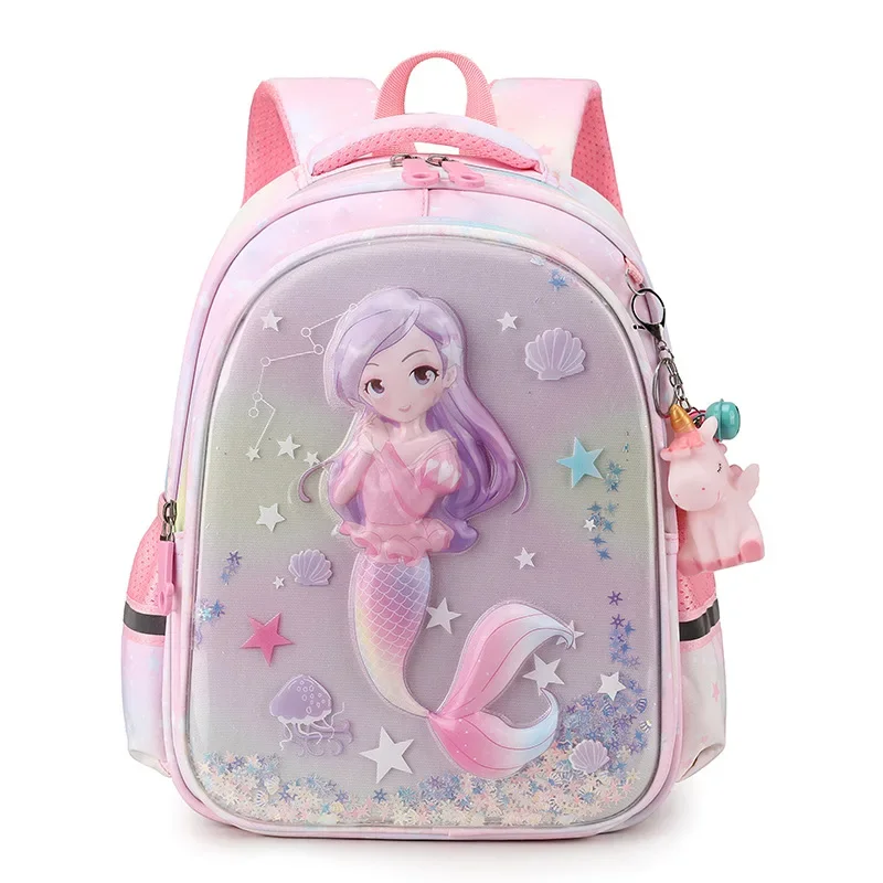 Kindergarten Backpack Multi-layer Waterproof Cute Cartoon Preschool Children Schoolbag