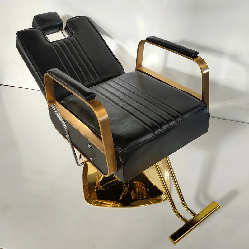 Trendy Comfortable Barber Chair Chairs Aesthetic Design Delicacy Hairdresser Chair Ergonomic Custom Kapperstoel Hair Furniture