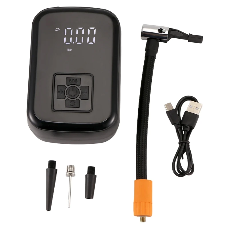 Portable Car Air Pump USB Charging Wireless Intelligent Digital Display Tire Inflator Electric Tire Inflator