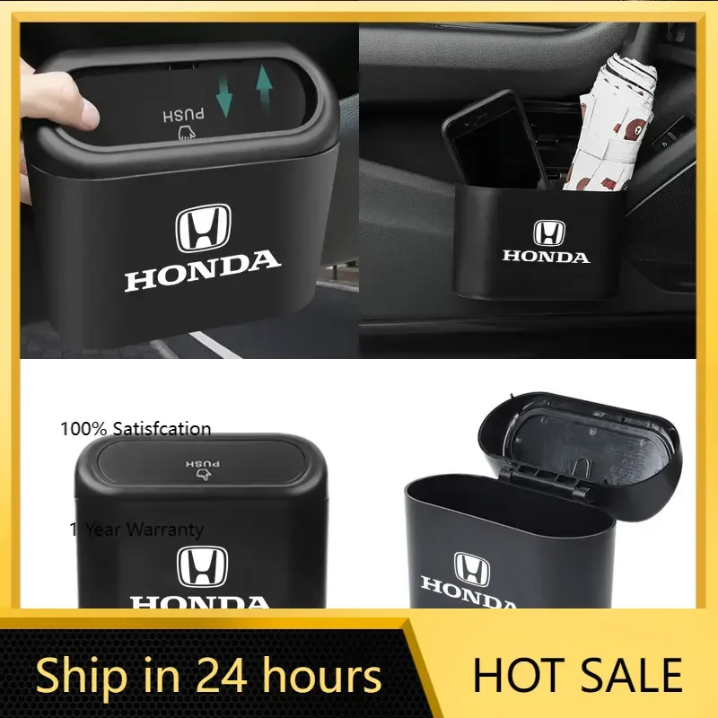 

2025 Hot Portable Car Trash Can Hanging Mini Vehicle Garbage Organization For Honda CBR300RR CBR600RR CBR1000RR CBR500R CBR650F