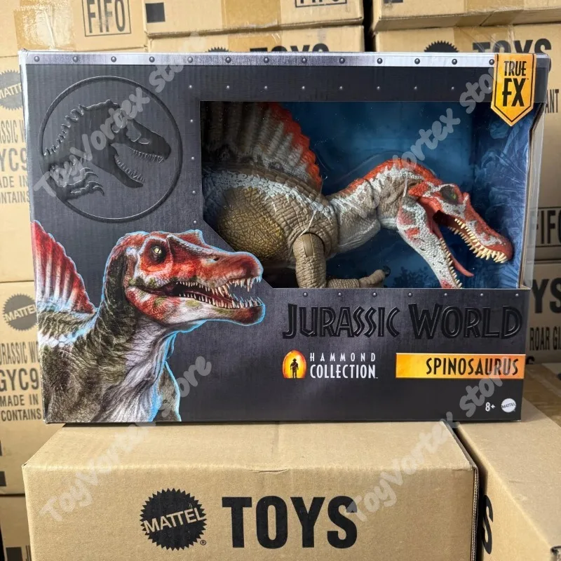 In Stock100% Original Jurassic Hammond Large Collection Series God of War Spinosaurus Super Moving Dinosaur Model JCH09
