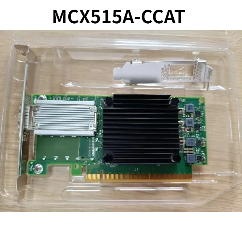 MCX515A-CCAT Mellanox ConnectX-5 100GbE QSFP28 1-port PCIe Adapter Card CX515A 100Gb single port Ethernet network interface card