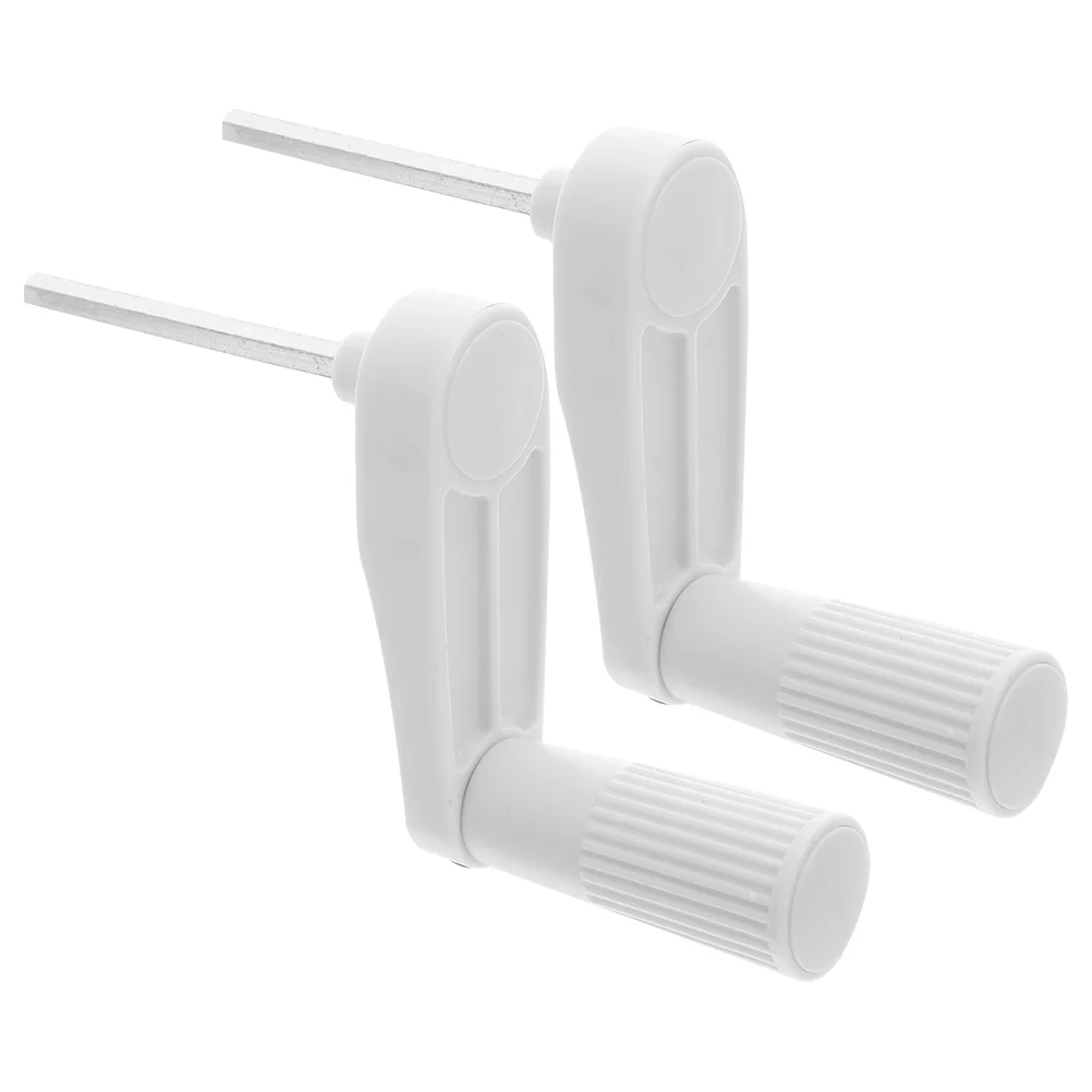 

2pcs Replacement Handle For Table Lift 6Mm Manual Hand Crank Ergonomic Design Desk Hardware Suitable Industrial Use