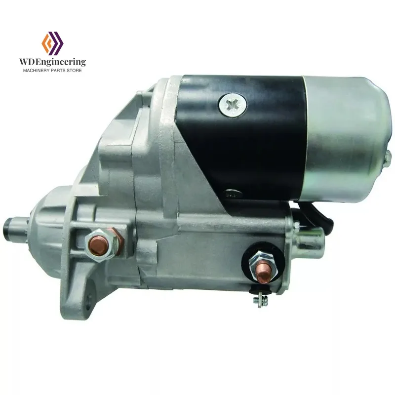 Excavator Starter Motor 128000-9500 1987559C1 86982709 For CASE Cummins 3.9 390 580 590 Backhoe Diesel 84-96