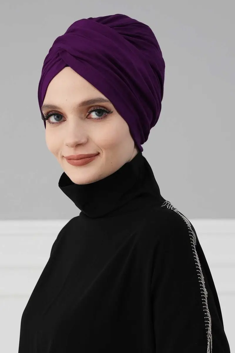 Hijab Osso roxo