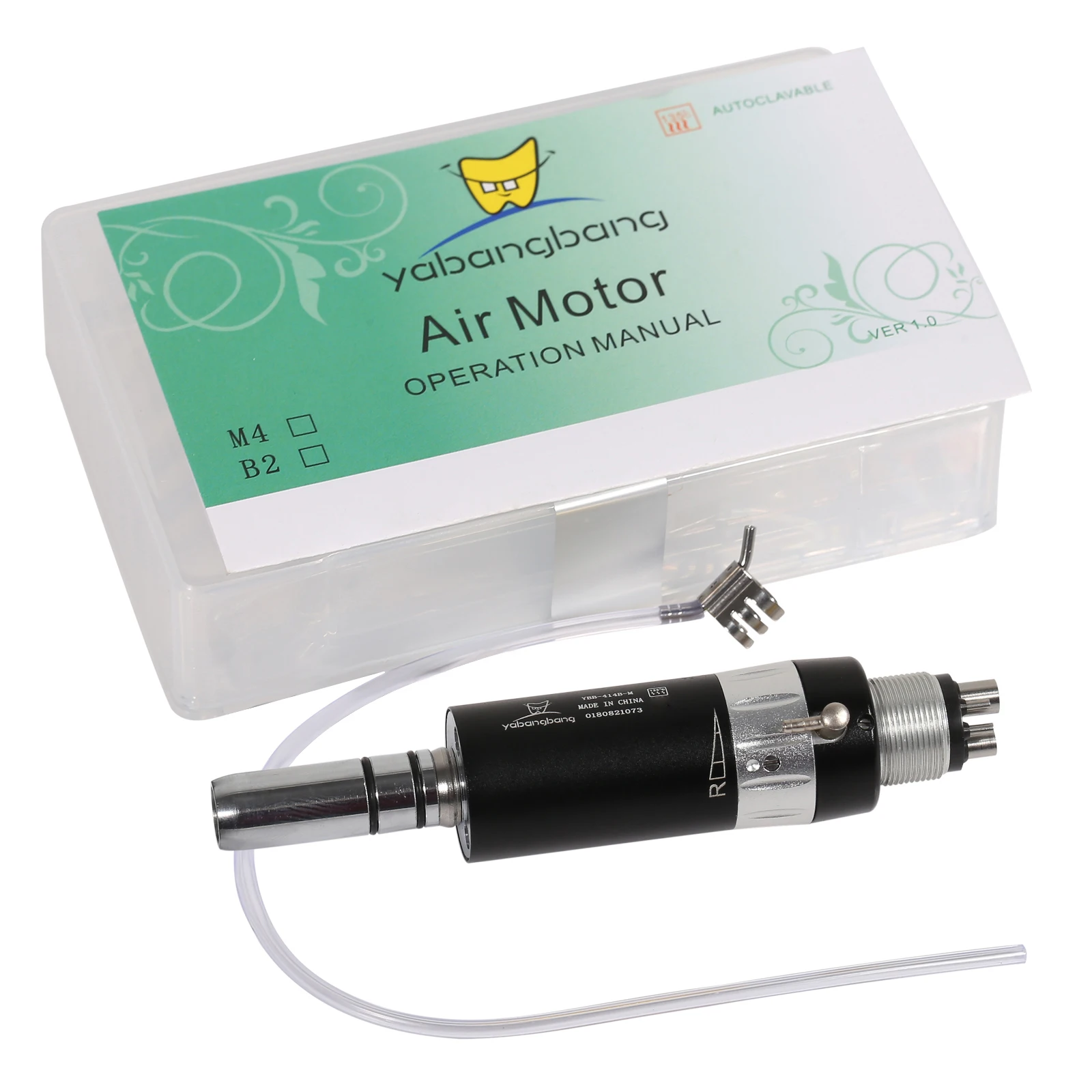 Dental Tool Slow Low Speed Air Motor Micromotor 2/4 Hole Connector Contra Straight Handpiece Free Shipping