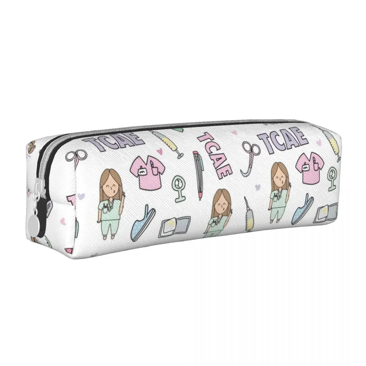 

Enfermera En Apuros Nurse Medical Doctor Pencil Case Lovely Pen Box Bag Student Big Capacity Students School Cosmetic Pencil Box