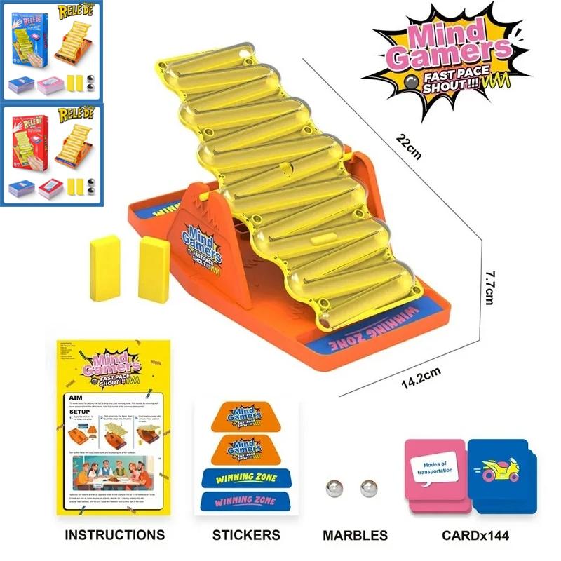 ^^Tilt n Shout Shake Stilt Board Scacchiera Multigiocatore Risposta interattiva Gioco giocattolo da tavolo Giochi da tavolo per feste in famiglia Giocattolo per bambini