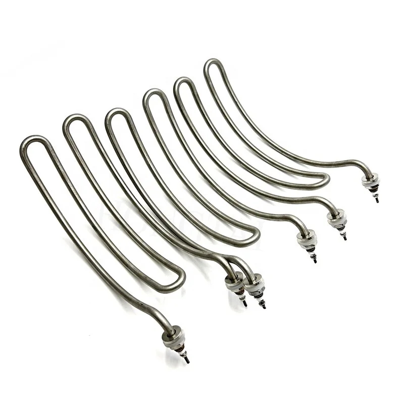 240V 440v 1500w 3000W 2kw Heating Resistance Heater Immersion Tubular Heater for Water Heating view 5