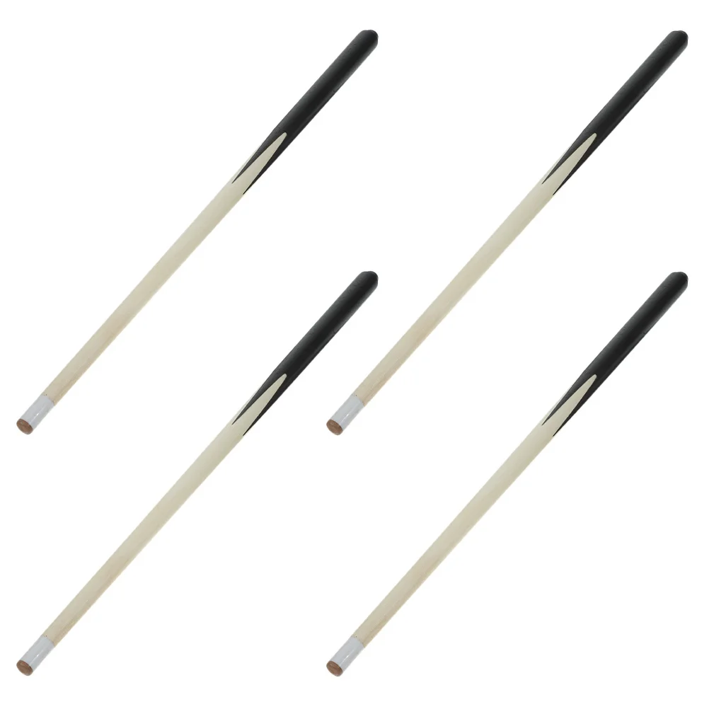 

4Pcs Wooden Kids Pool Cue Mini Billiard Stick Sturdy Non-Deformable Design Suitable for Table Practice Anywhere