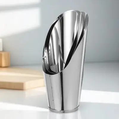 

3pcs Stainless Steel Shovel Bucket Bonsai Plant Helper Silver Gardening Tools Digging Transplanting Soil Scoop Metal Shovel Cup