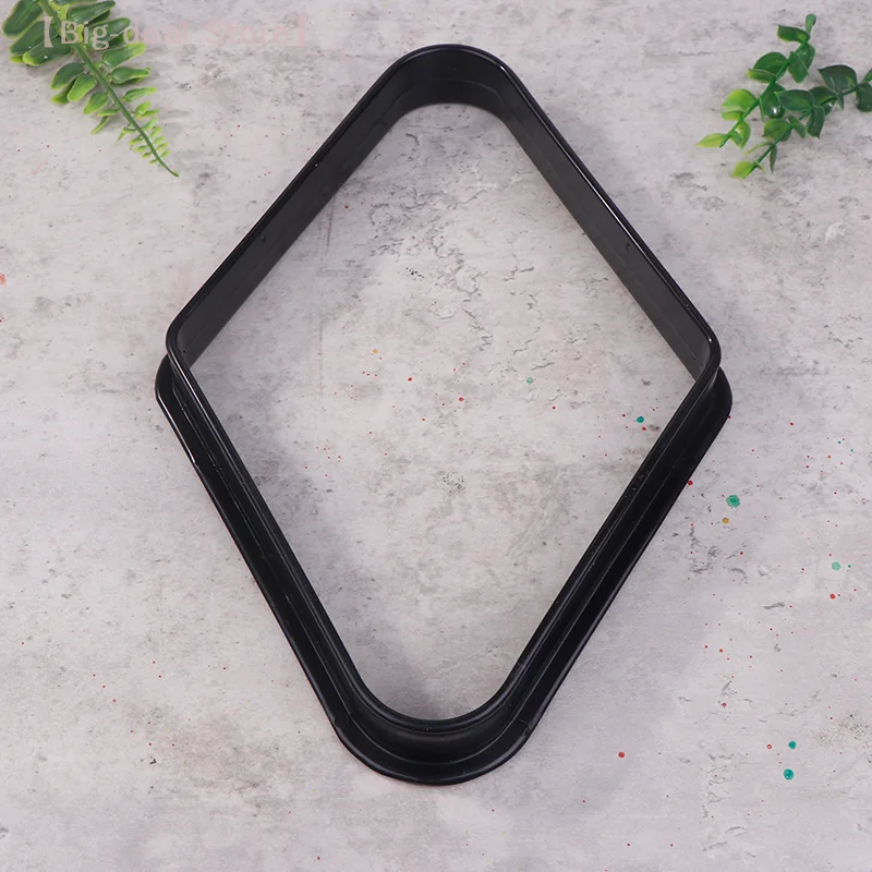 Picture 4: 【M】Reusable 9-Ball Pool Rack, Durable Plastic Triangle Frame for Pool Table Ball Organization, Billiard Accessory for Black 8