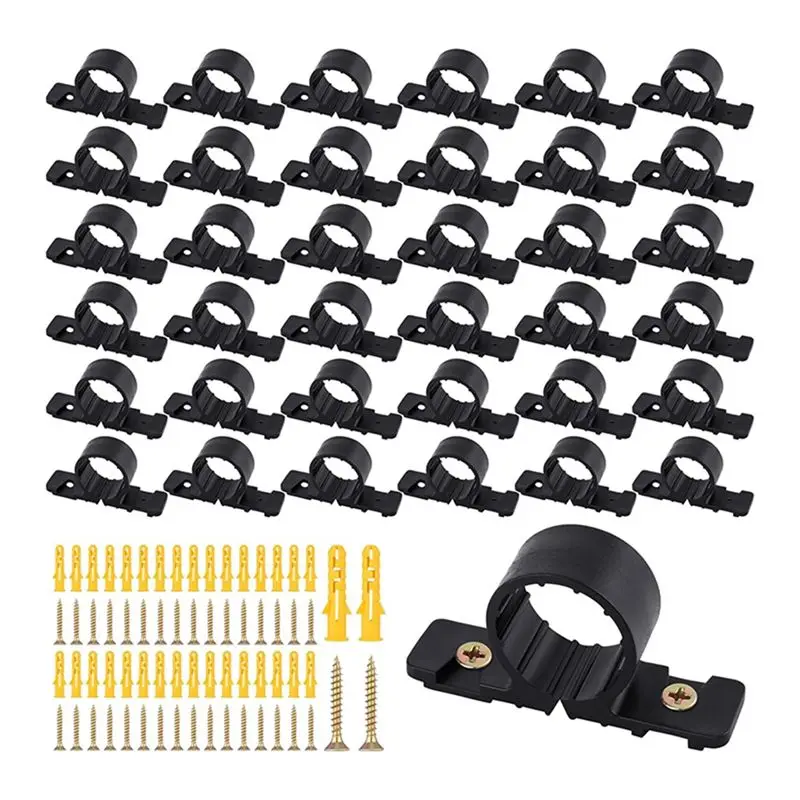 AA94-For Pex Pipe Clamp Tubing Supports 50 Pack Suspension With Screws For Pex, Copper, CPVC Pipe 3/4 Inch