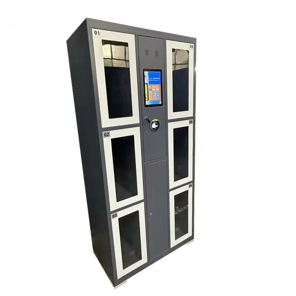 Smart self-service laundry cabinet
