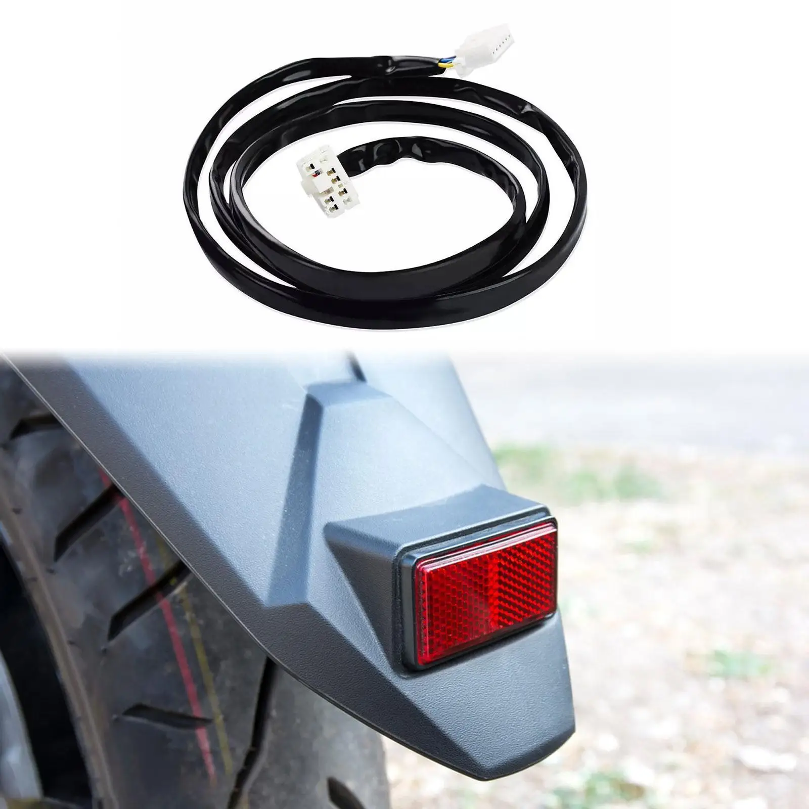 

Taillight Fender Wiring Harness Rear 50223 for Davidson Electra Glide (1997-2013) Softail (1996-2010) Road King (1997-2013)