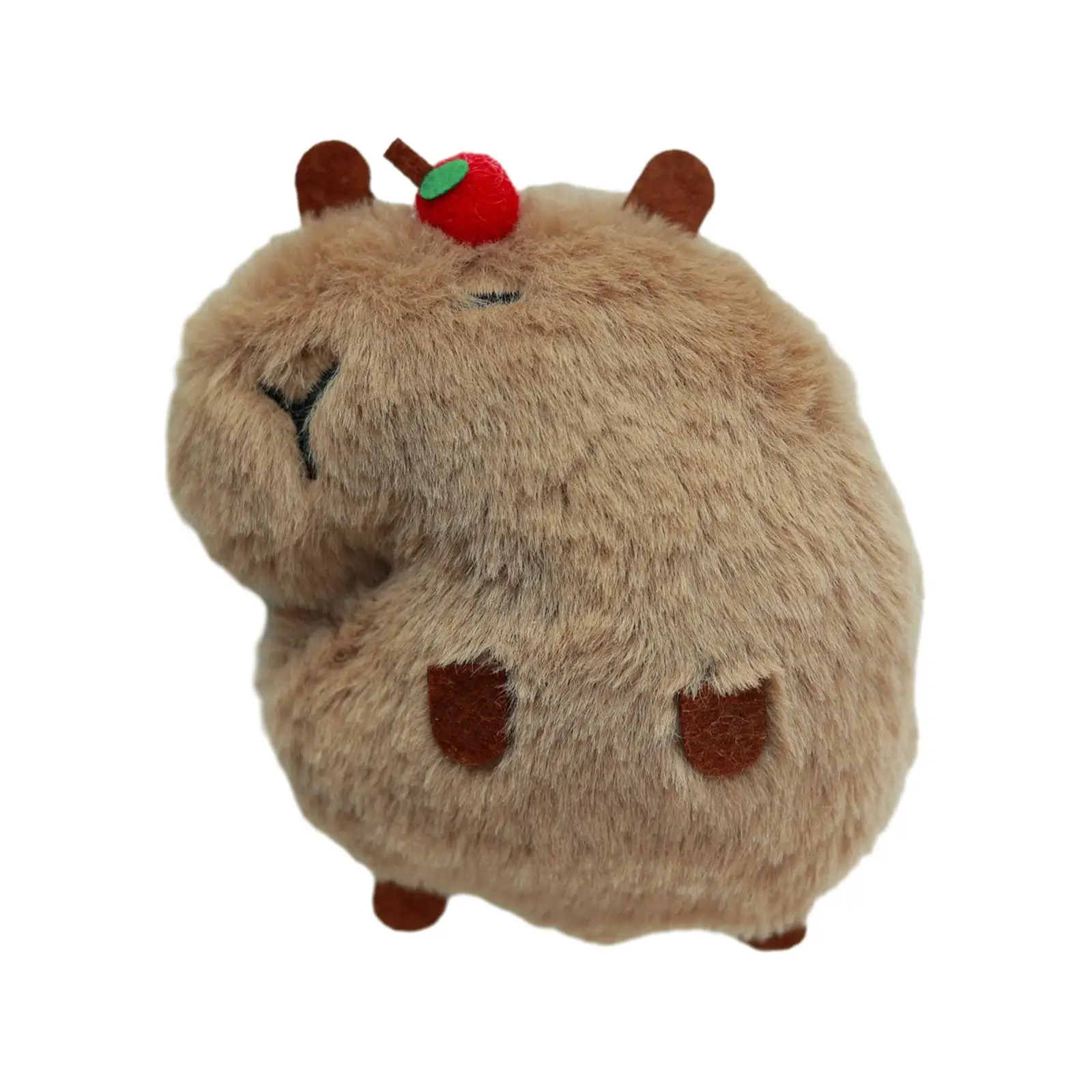 Capybara Plush Keychain Unique Bags Hanging Decoration Car Keyring Car Keychains Handbag Keyring for Family Kids Birthday Gifts