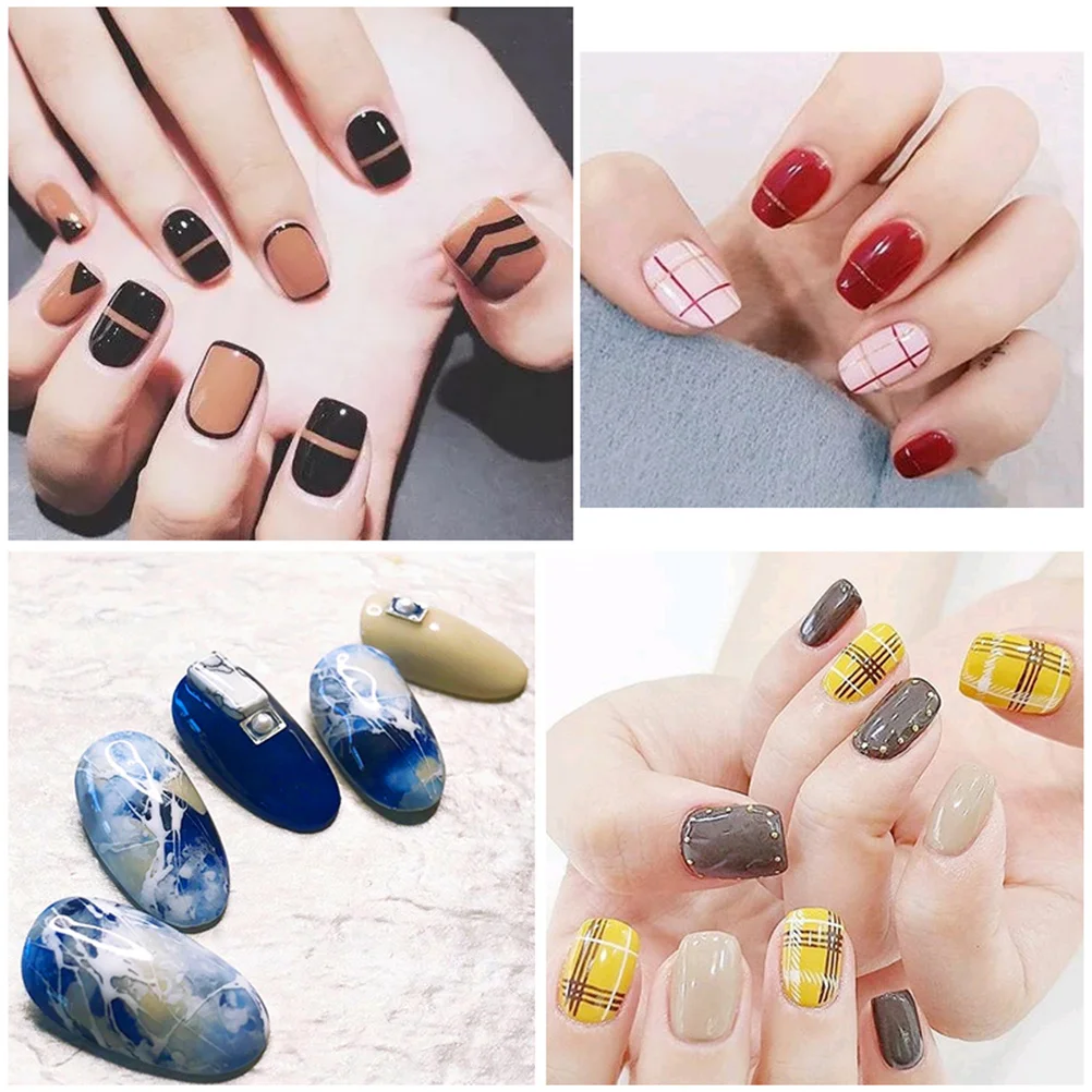 

3Pcs Professional Nail Art Pen Brush Lightweight Easy Carry Storage for Home and Salon Use Accessories Supplies