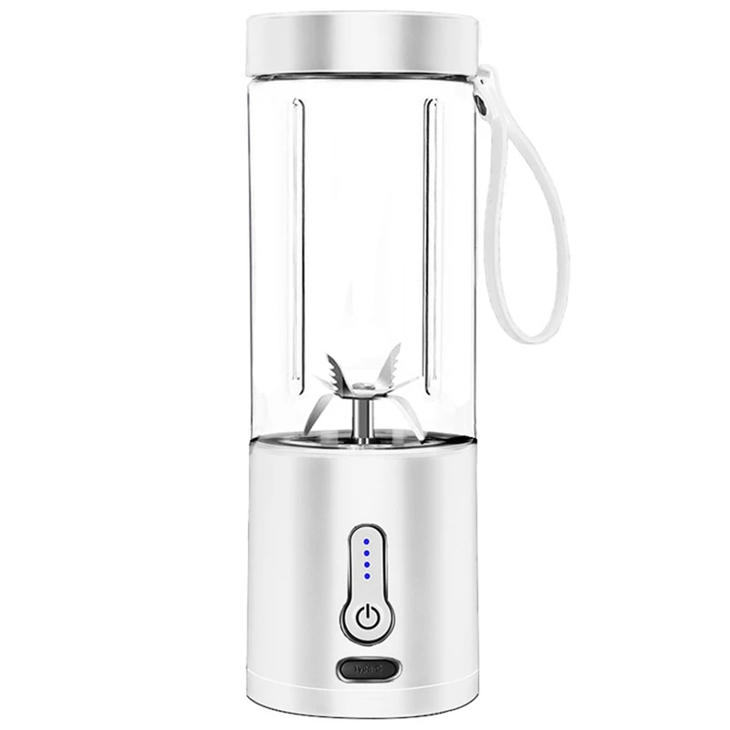 Portable Blender With USB-C Rechargeable, 6 Blades Portable Blender, Cordless & Lightweight Small Personal Blender