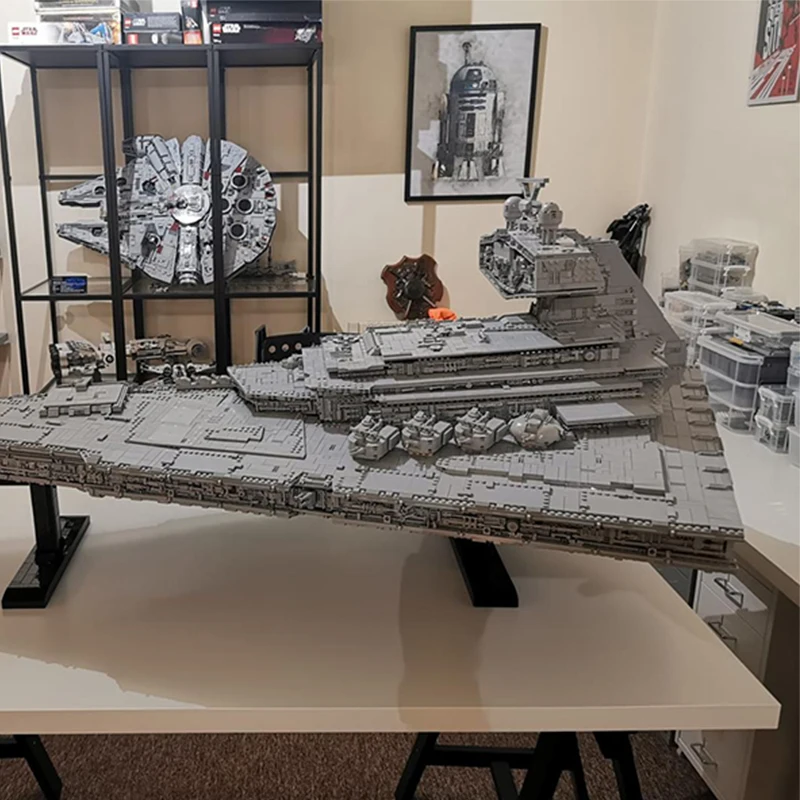 19579 pièces Star Batter ISD intimidateur impérial Star Destroyer personnalisé MOC création blocs de construction jouets cadeau