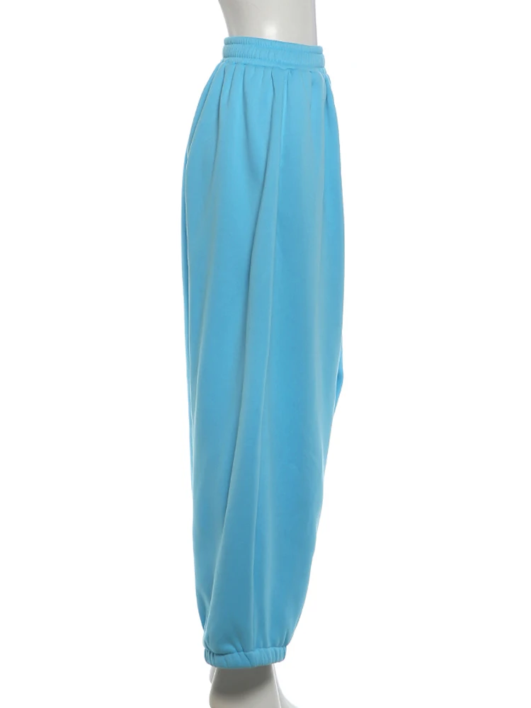 Weird Puss Oversize-Style Weite Hosen für Damen, Herbst-Trend, elastisch, niedrige Taille, Stretch, lässig, bequem, klassische Unterteile – Detail 4