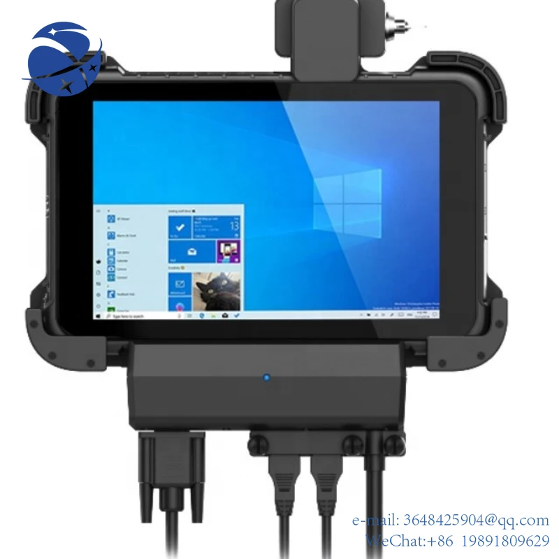 

YYHC 4G wall mount industrial tablet pc with NFC fingerprint barcode scanner rugged pc tablet MT1900