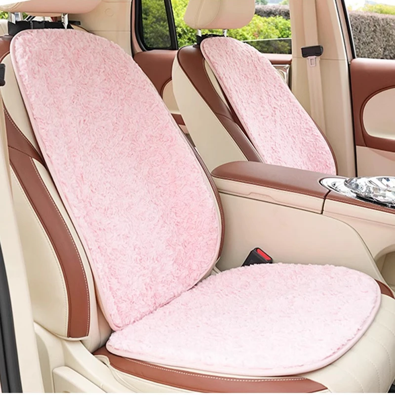 2024 New Pure Plush Universal Winter High Quality Fart Rear Cushion Car Seat Cushion Car Interior Ornaments