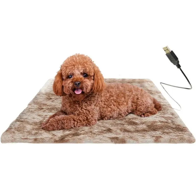 Pet Heating Blanket Comfortable Cat Dog Pet Heating Pad Constant Temperature USB Power Indoor Pet Heating Pads Winter Warm Pet