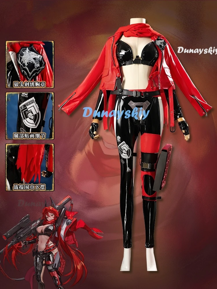 Anime Game GODDESS OF VICTORY: NIKKE Cosplay Costume Clothes Uniform Cosplay Little Red Riding Hood Halloween Party Sexy Woman