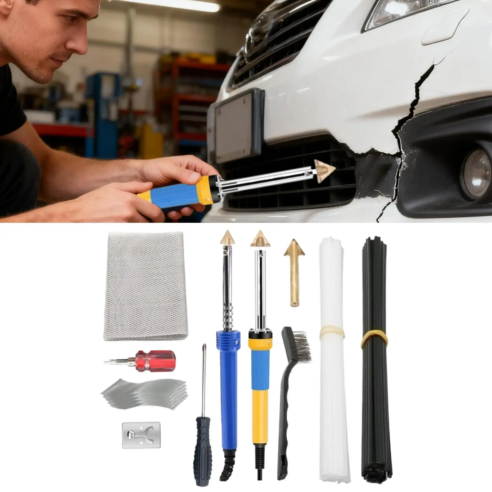 Soldering Iron Interchangeable Heat Resistant Iron Automotive Repair Tool For Family Enthusiast Women Garage Workshop Outdoor
