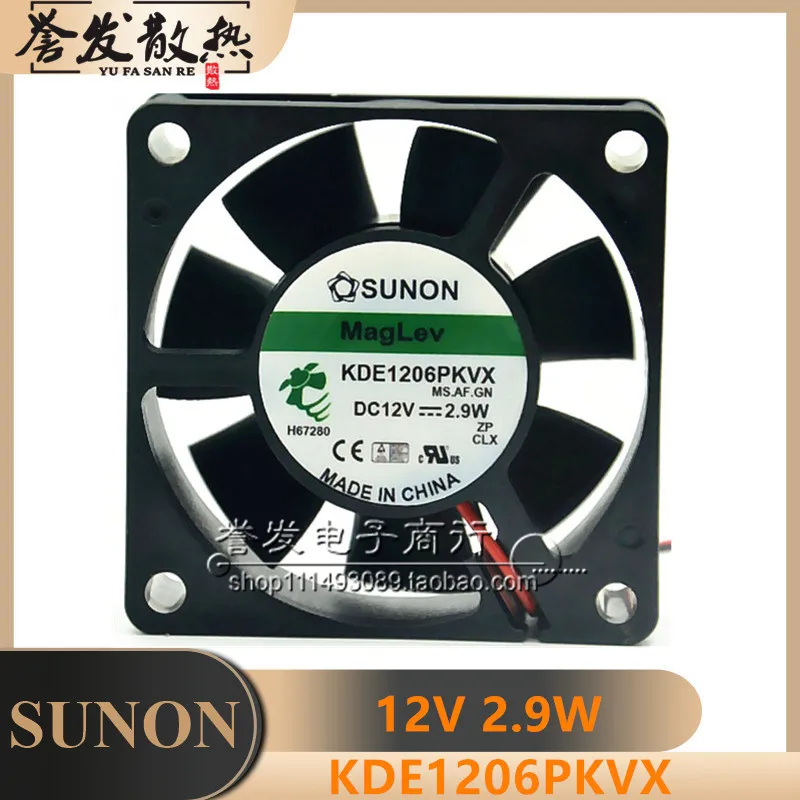 NOVO RADIADOR DE VENTILADOR DE REFRIGERAÇÃO ORIGINAL KDE1206PKVX DC12V 2.9W 6020 60x60x20mm
