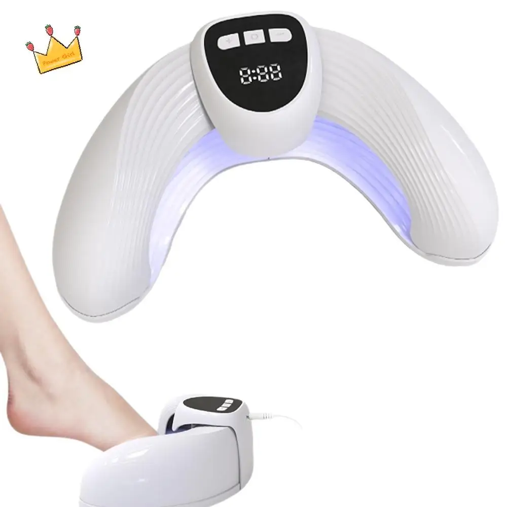

UV Led Nail Art Lamp with Display Auto On and 3 Timer Foldable Nail Quick Dryer Adjustable Fingernail Fungus Treat