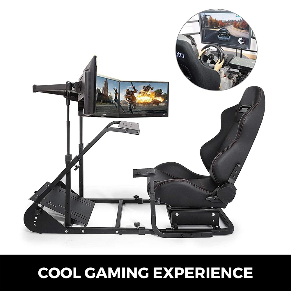 

Customizable Manufacture Racing Seat Gaming Chair Simulator Cockpit Steering Gaming-Cockpit