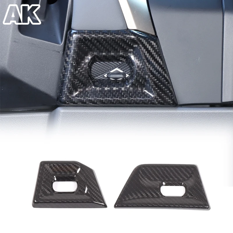 

For BMW X3 G45 2025+ Real Carbon Fiber Car Dash Side Air Vent Adjustment Panel Trim Cover Car Interior Accessories