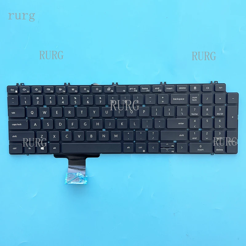 R+  FOR New 0713DM 713DM US Keyboard with Backlit For Dell Precision 7550 7560 7750
