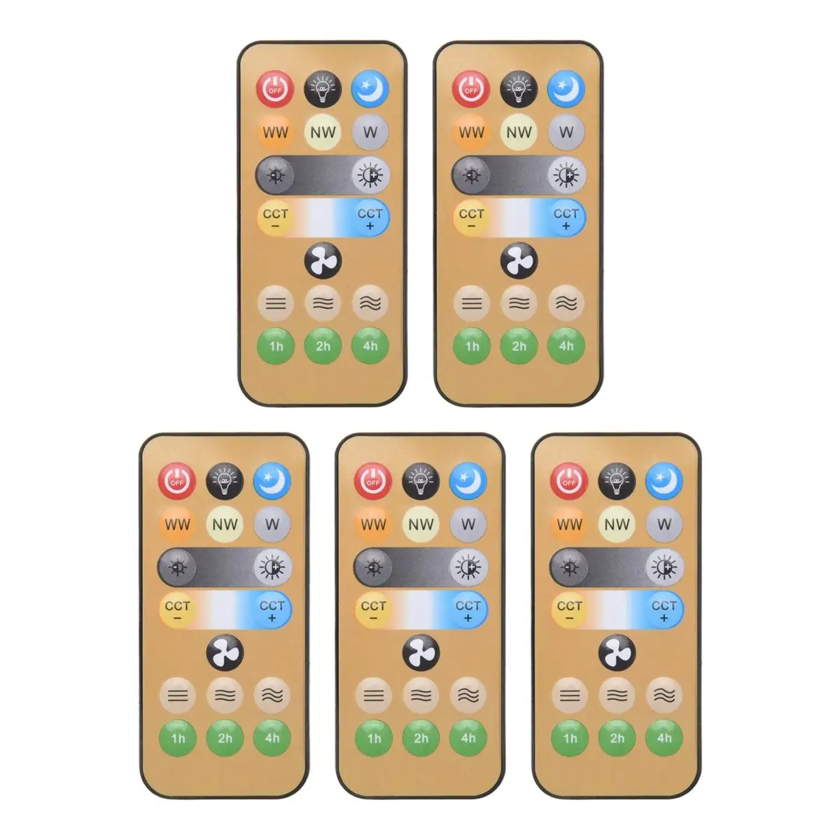 JULY 2026 A+5pcs Wireless Switches, 3-Speed Timing Remote Control, for E27 Ceiling Fan Light, 1-4h Timing Remote Control