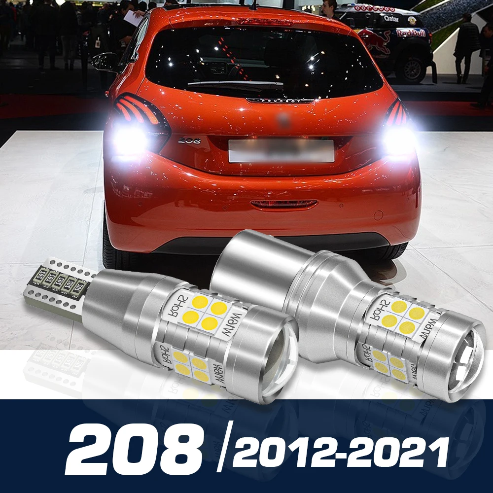 

2pcs LED Reverse Light Backup Bulb Canbus Accessories For Peugeot 208 2012-2021 2013 2014 2015 2016 2017 2018 2019 2020